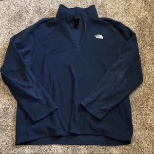 MENS Northface quarter zip! Navy blue!